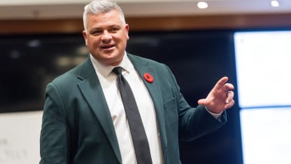 Keefe's Post-Game Speech After OT Win vs Montreal | BTS