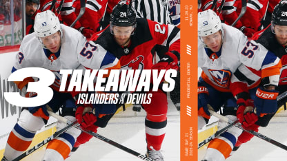 3 Takeaways: Isles Let Lead Slip in 5-4 Loss to Devils
