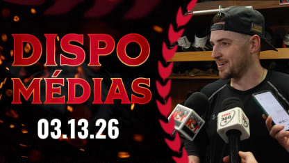 Drake Batherson Dispos médias après l'entraînement