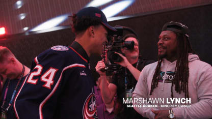 Lindstrom selected by Columbus, meets Marshawn Lynch