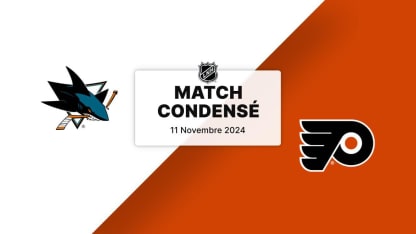 Match condensé : Sharks @ Flyers 11/11/2024