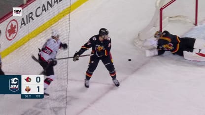 OTT@CGY: Cooley with a great save against Fabian Zetterlund