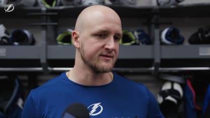 Darren Raddysh | Postgame at Montreal Canadiens 