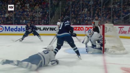 TOR@WPG: Connor scores goal against Dennis Hildeby