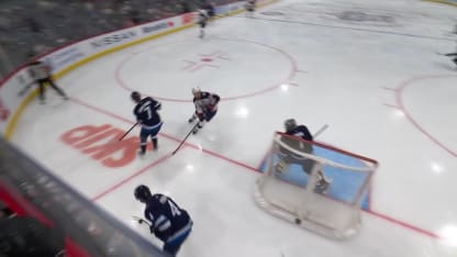 CBJ@WPG: Werenski scores goal against Eric Comrie