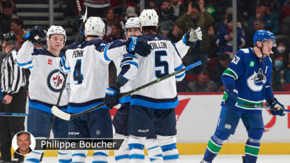 JETS CANUCKS BADGE BOUCHER