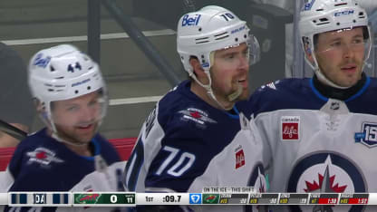 WPG@MIN: Pearson scores goal against Jesper Wallstedt