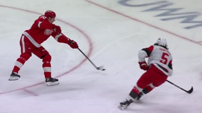 CAR@DET: Johansson scores goal against Frederik Andersen