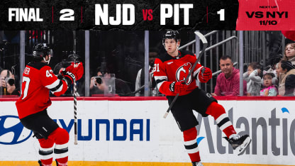DEVILS VS PENGUINS 11/8/25 GAME STORY