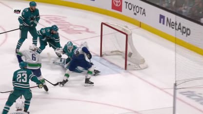 VAN@SJS: DeBrusk scores PPG against Yaroslav Askarov