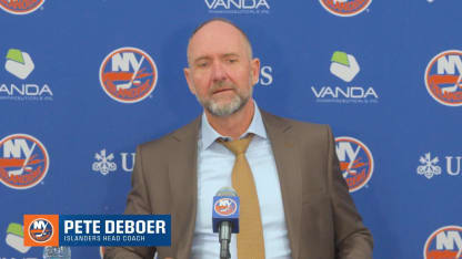 CAR 2 at NYI 1: Pete DeBoer