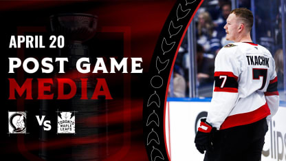 Brady Tkachuk Postgame Media vs TOR