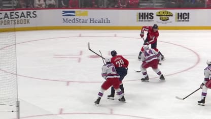 NYR@WSH: Protas scores goal against Igor Shesterkin