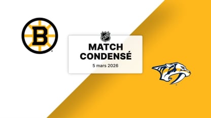 Match condensé : Bruins @ Predators 05/03/2026