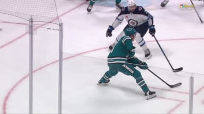 WPG@SJS: Celebrini scores PPG against Connor Hellebuyck