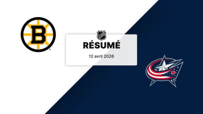 BOS vs CBJ | Résumé | 12/04/2026