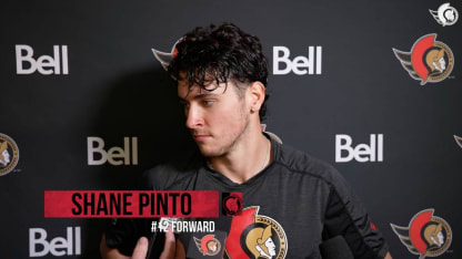 Shane Pinto Postgame Media vs DAL