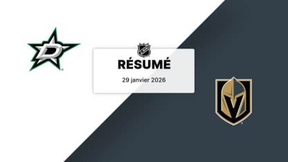 DAL vs VGK | Résumé | 29/01/2026
