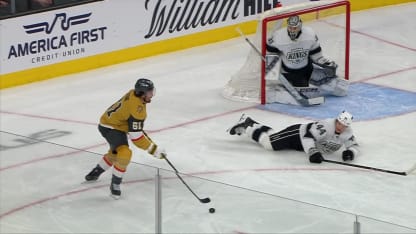 LAK@VGK: Hertl marca un gol contra David Rittich