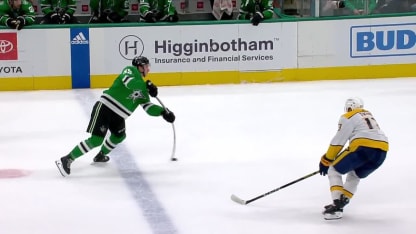 NSH@DAL: Benn scores goal against Kevin Lankinen