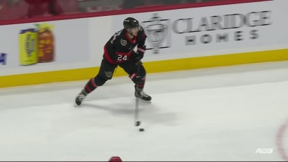 CAR@OTT: Batherson marque un but en A.N. contre Frederik Andersen