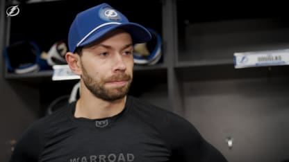 Oliver Bjorkstrand | Pregame at Colorado Avalanche