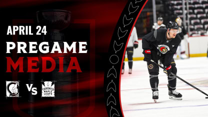 Brady Tkachuk Pregame Media vs TOR