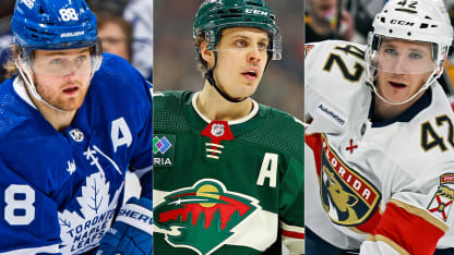 Veckans tre svenska stjärnor i NHL William Nylander Joel Eriksson Ek Gustav Forsling