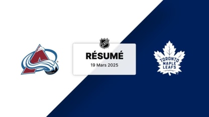 COL vs TOR | Résumé 19/03/2025