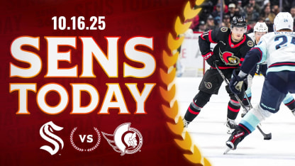 Sens Today: Sens Host The Kraken