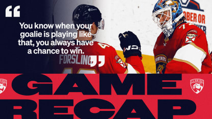 RECAP: Panthers 2, Bruins 1