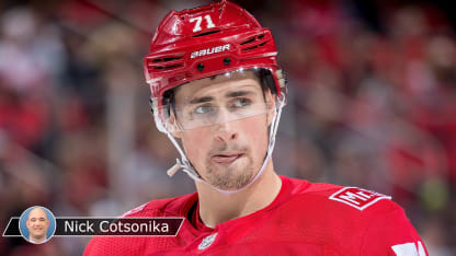 Dylan Larkin Cotsonika badge