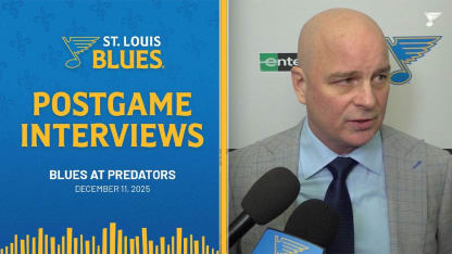 Postgame: Dec. 11 vs. NSH