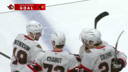 Dylan Cozens with a Goal vs. les Bruins de Boston