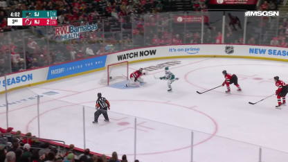 SJS@NJD: Allen with a great save against Collin Graf