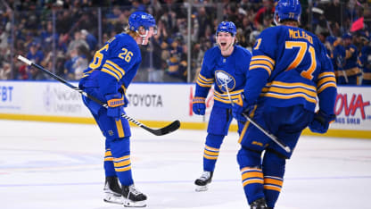 Topp-5 mål för Buffalo Sabres, 2024-2025