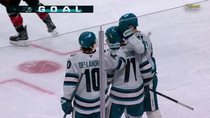 Celebrini scores in his 100th NHL game