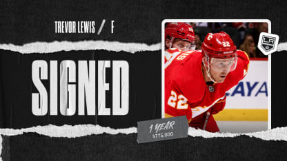 Kings Sign Forward Trevor Lewis to a One-Year Contract