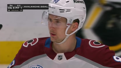 Necas tallies second goal