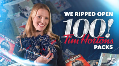 TIM HORTONS | 100 Packs of Hockey Cards