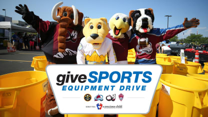 giveSports Equipment Drive Bernie mascots logo