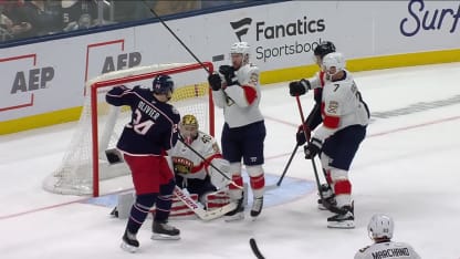 FLA@CBJ: Olivier scores goal against Daniil Tarasov