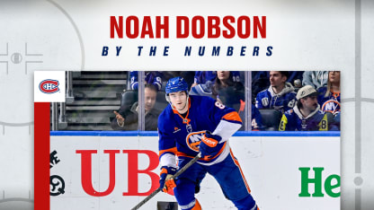 Noah Dobson by the numbers