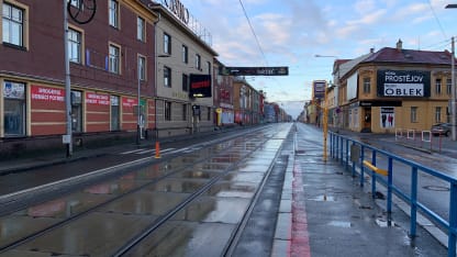 Wet street-Ostrava