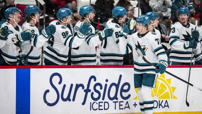 Celebrini scores in his 100th NHL game