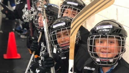 Kings Camp Kids on Bench