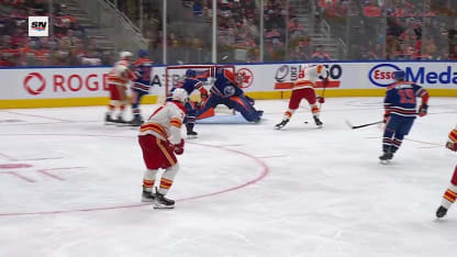 CGY@EDM: Kirkland scores goal against Stuart Skinner