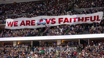 Colorado Avalanche fans playoff arena traditons