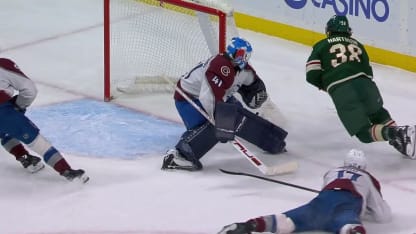 COL@MIN: Kaprizov scores goal against Scott Wedgewood