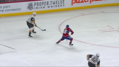 VGK@MTL: Dorofeyev scores goal against Jakub Dobeš